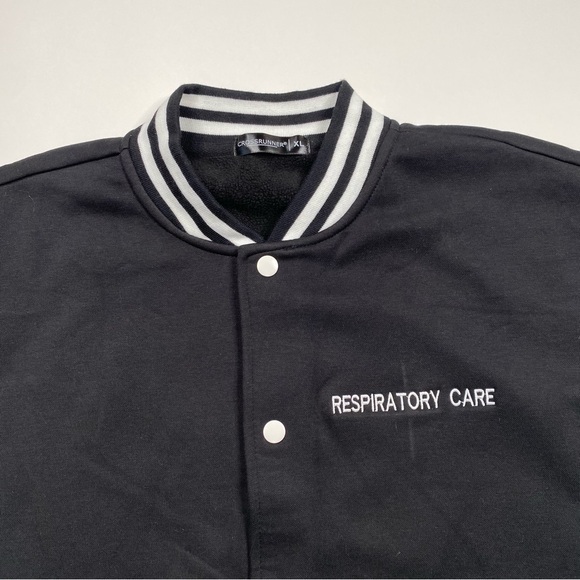 Unisex Varsity Letterman Embroidered Respiratory Therapist Jacket - Picture 9 of 12